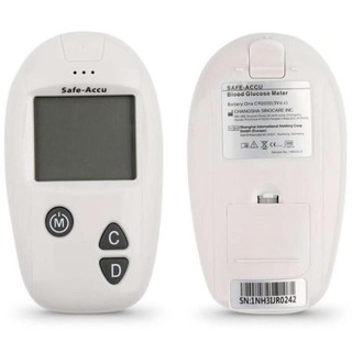 Máy đo đường huyết sinocare safe accu gồm 50 que và 50 kim