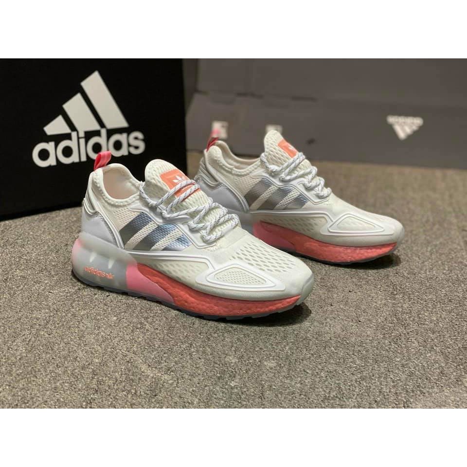 Giày Nữ Adidas ZX K Hồng Trắng 🛑