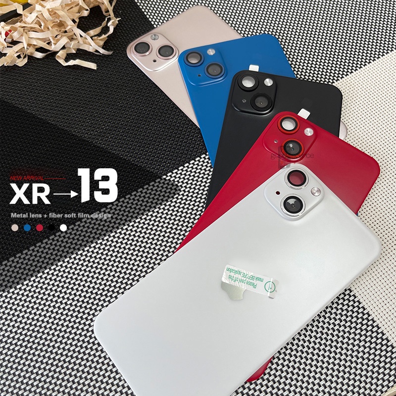 Tấm dán phim mặt sau cho iPhone X XS MAX XR Giây Thay đổi 11 PRO MAX 12 pro 13 Miếng dán ống kính đã sửa đổi Vỏ máy ảnh Vỏ hợp