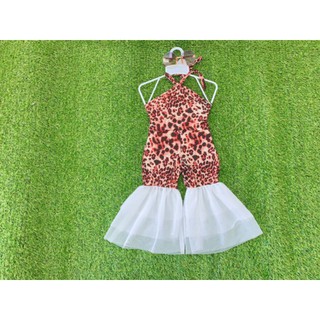 Set áo yếm chanh xả bé gái