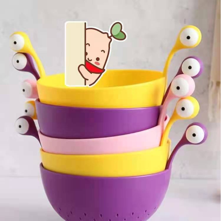 Giỏ nhựa hoạt hình sáng tạo gia dụng có thể thoát nước