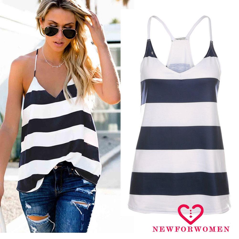 NFW♥Women Summer Vest Top Sleeveless Tee Shirt Blouse Casual Loose Tank Tops T-Shirt