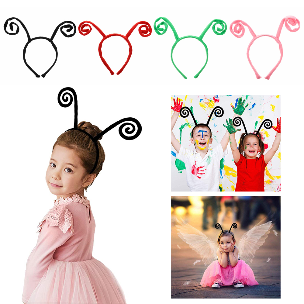 Cài tóc hình sừng kiến dùng hóa trang halloween cho người lớn tùy chọn màu sắc