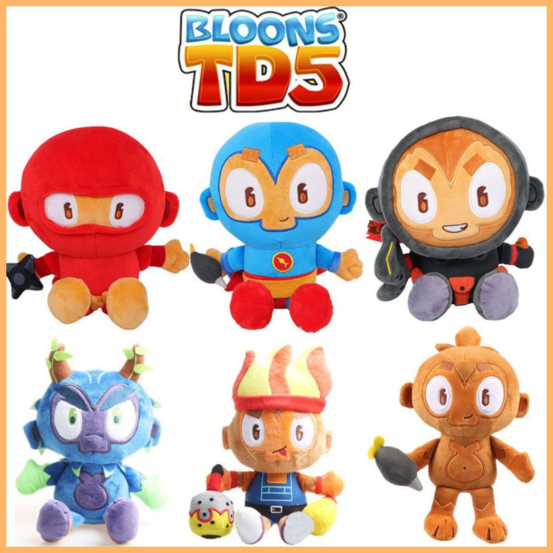 lovely Dart Super Monkey Plush Toy Bloons TD Soft Stuffed Doll Christmas Gift For Kids