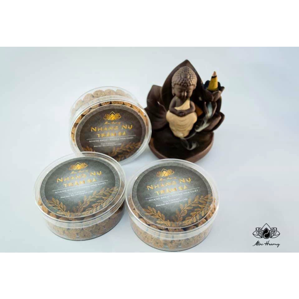 Nhang nụ sạch Mộc Hương 100% từ thiên nhiên, dùng cho lư và thác khói Hương Trầm Hương Trầm Sả Quế Khuynh Diệp Thảo Dược