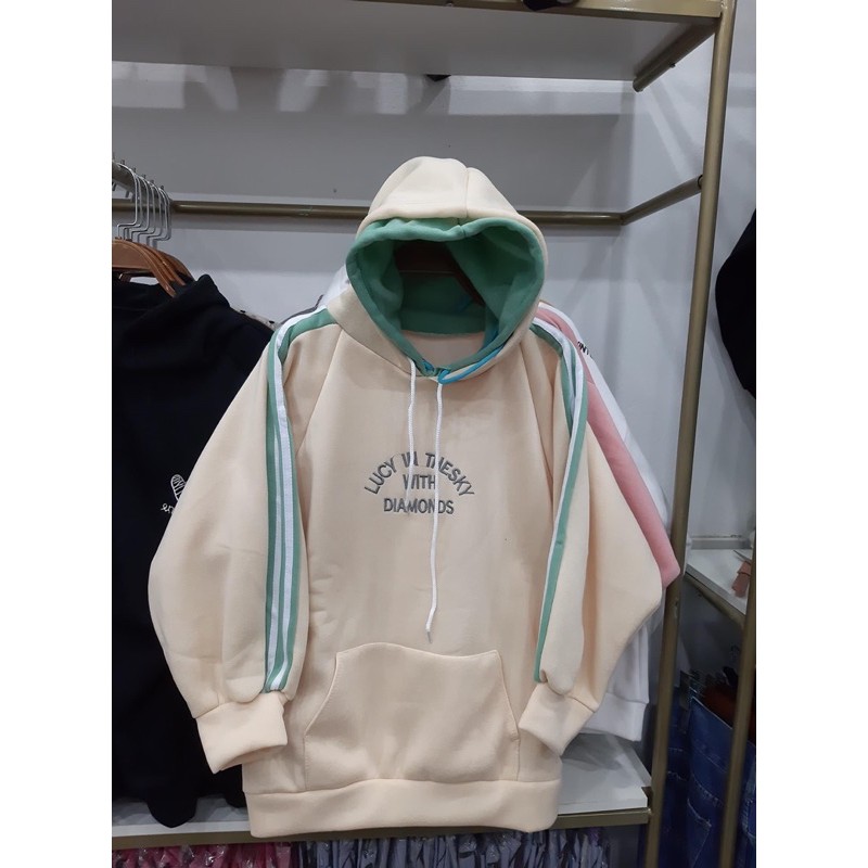 Áo hoodie có 2 lớp mũ cực xinh cho nam nữ.