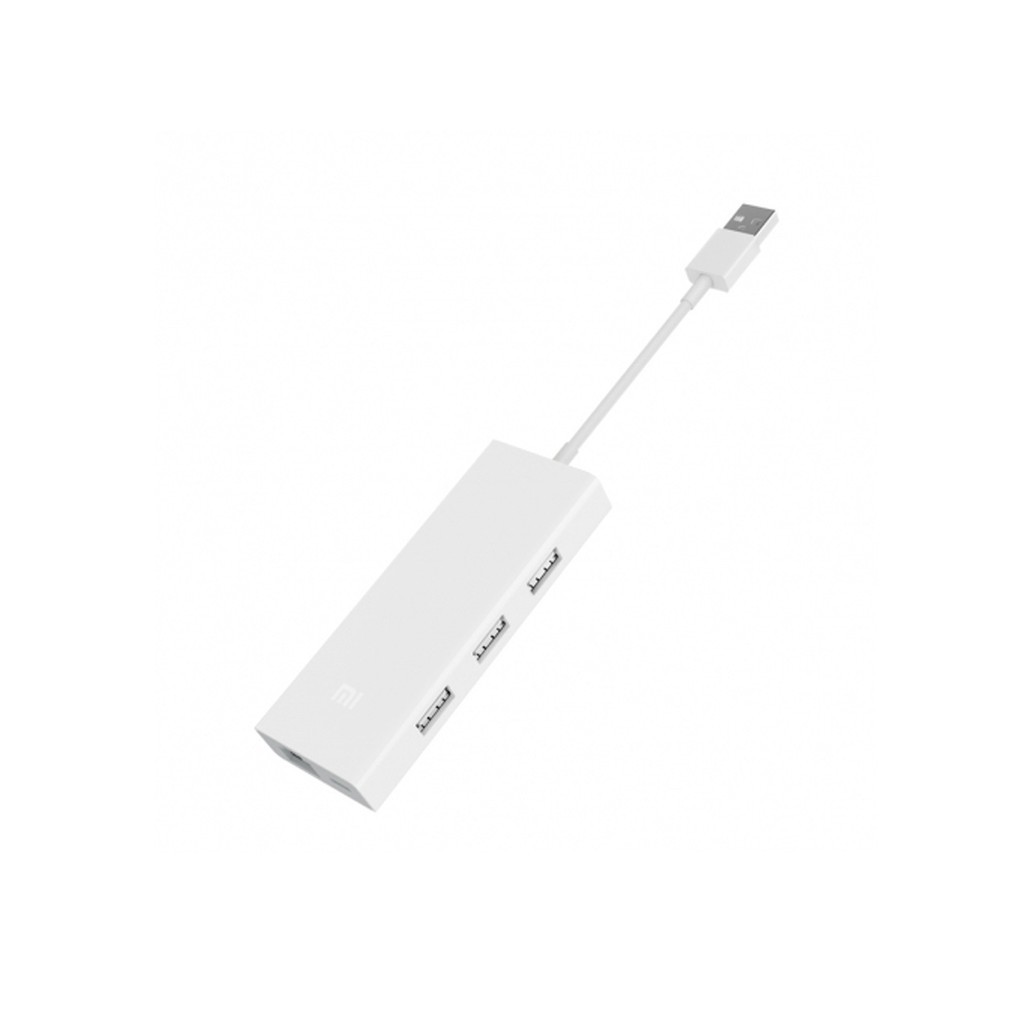 Bộ chia 3 cổng Xiaomi USB kèm cổng LAN RJ45 x1 Micro USB