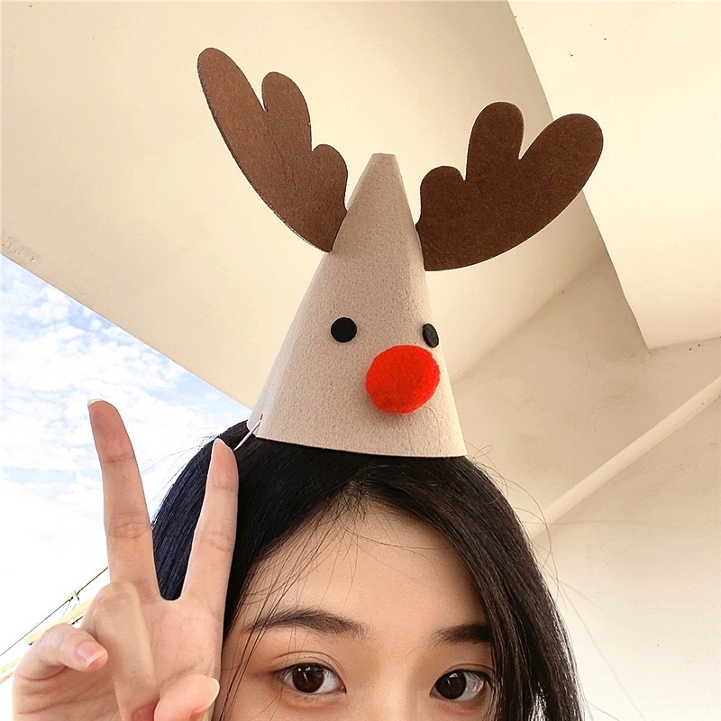 Nón / Mũ Vải Nỉ Dự Tiệc Giáng Sinh / Noel Đáng Yêu Cho Người Lớn và Em Bé - Nón Trang Trí Noel - Yori Party