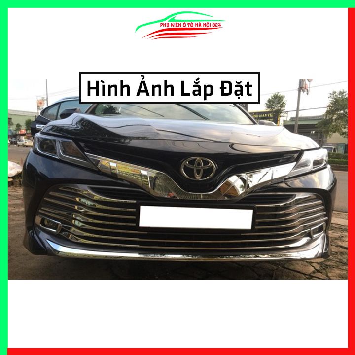 Ốp trang trí mặt ca lăng, calang Camry 2019-2020 ốp phía dưới nắp capo trang trí làm đẹp xe