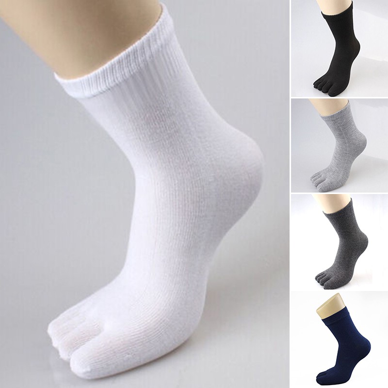 1 Đôi Tất Cotton Xỏ Ngón Một Kích Cỡ Cho Nam