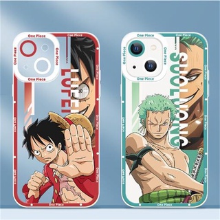 Ốp Điện Thoại TPU Trong Suốt Họa Tiết One Piece Cho iPhone 14 13 12 11 Pro Max X Xs Max Xr 6 6s 7 8 Plus SE 2020 2022