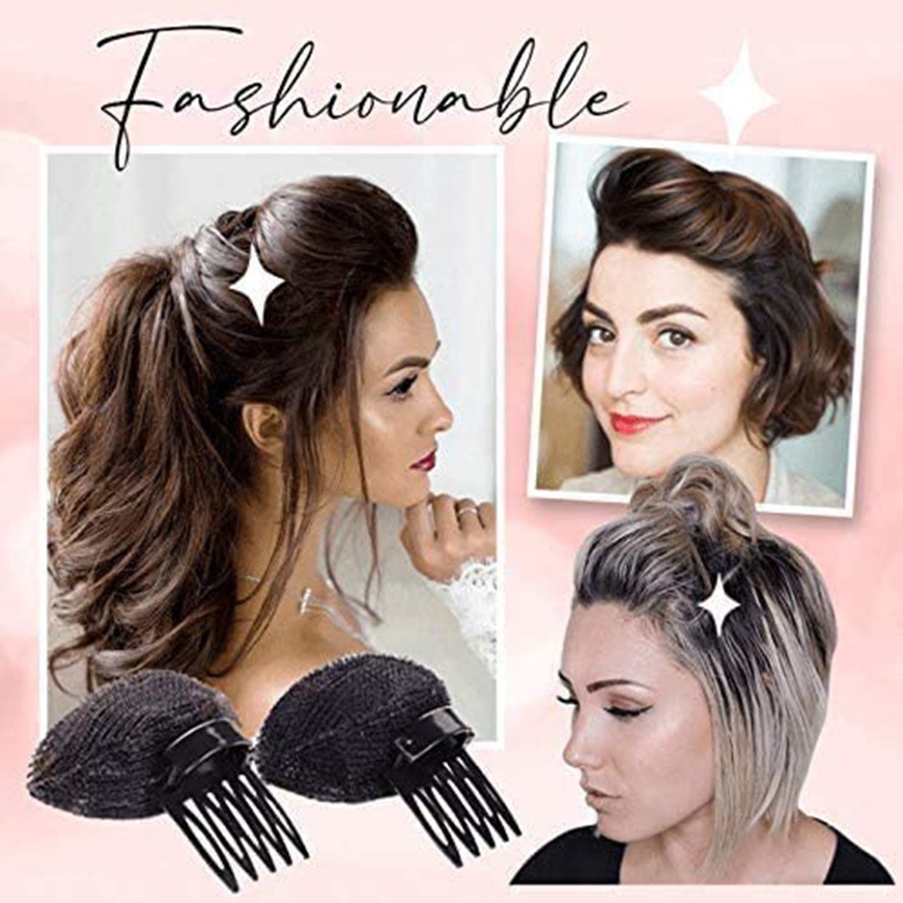 💎OKDEALS💎 1/4pcs Hair Beauty Tool Bump it Up Lady Girl Volume Hair Base Puff Hair Head Cushion for Women DIY Princess Styling Hot Fluffy