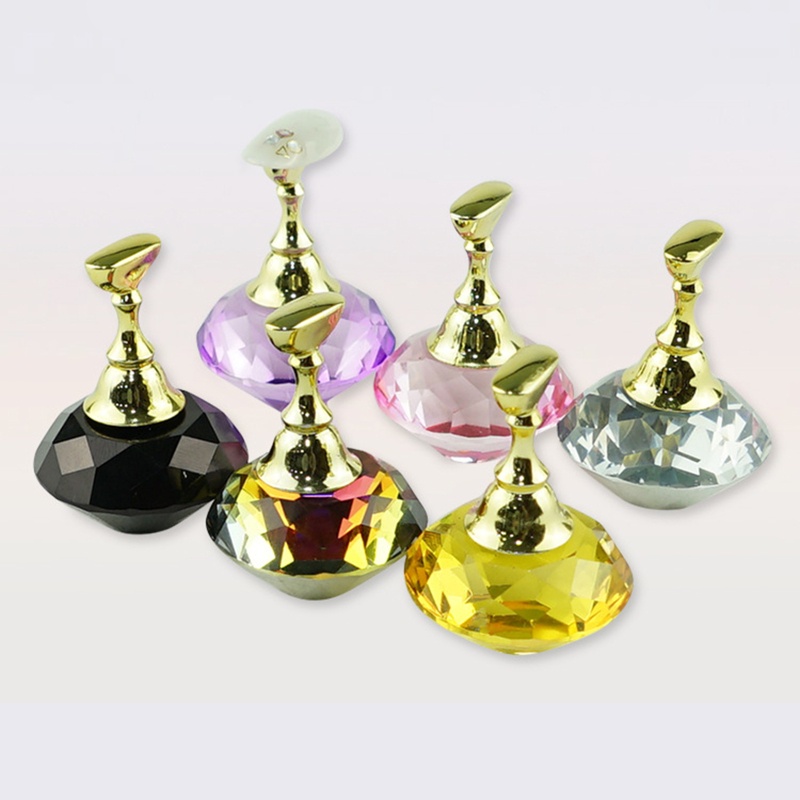 Giá Đỡ Trưng Bày Móng Tay Giả Từ Tính Bằng Acrylic Tiện Dụng