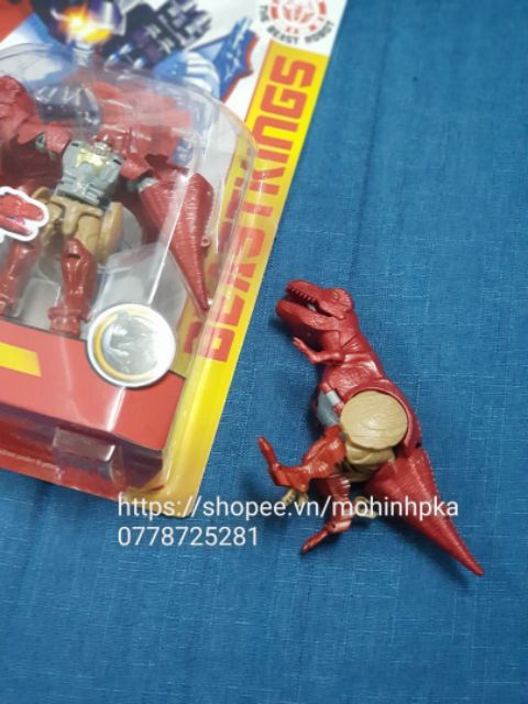 Robot biến hình transformers beast war megatron T-Rex