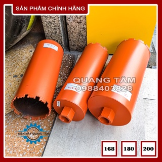 Mũi Khoan Rút Lõi Bê Tông 168 - 180 - 200 mm x 350mm QUATA [Chính Hãng]