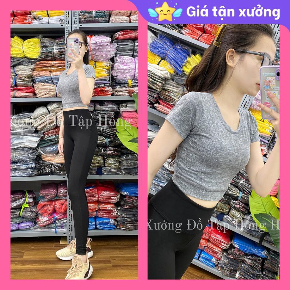 ✅ Ảnh Thật 100% - Mặc Là Mê ✅Áo tập GYM nữ đa năng - Yoga nữ - Áo tập croptop bo đai nhiều màu ་