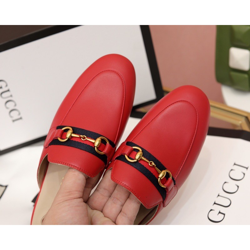 Giày sục nữ Gucci da thật cao cấp thiết kế đơn giản thời thượng m