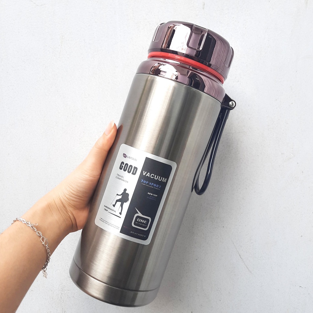 Bình giữ nhiệt nóng lạnh 1500ml  inox 304 cao cấp