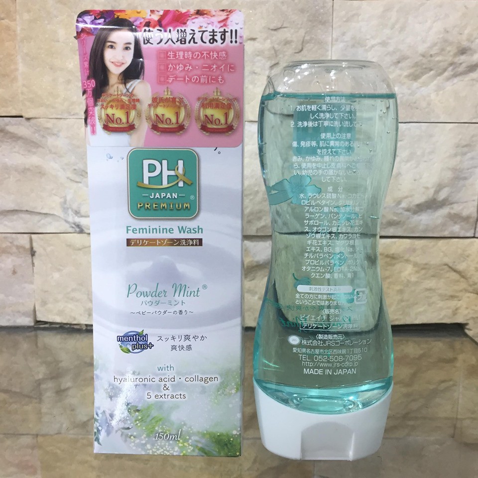 Dung dịch vệ sinh phụ nữ PH Care 150ml hương bạc hà