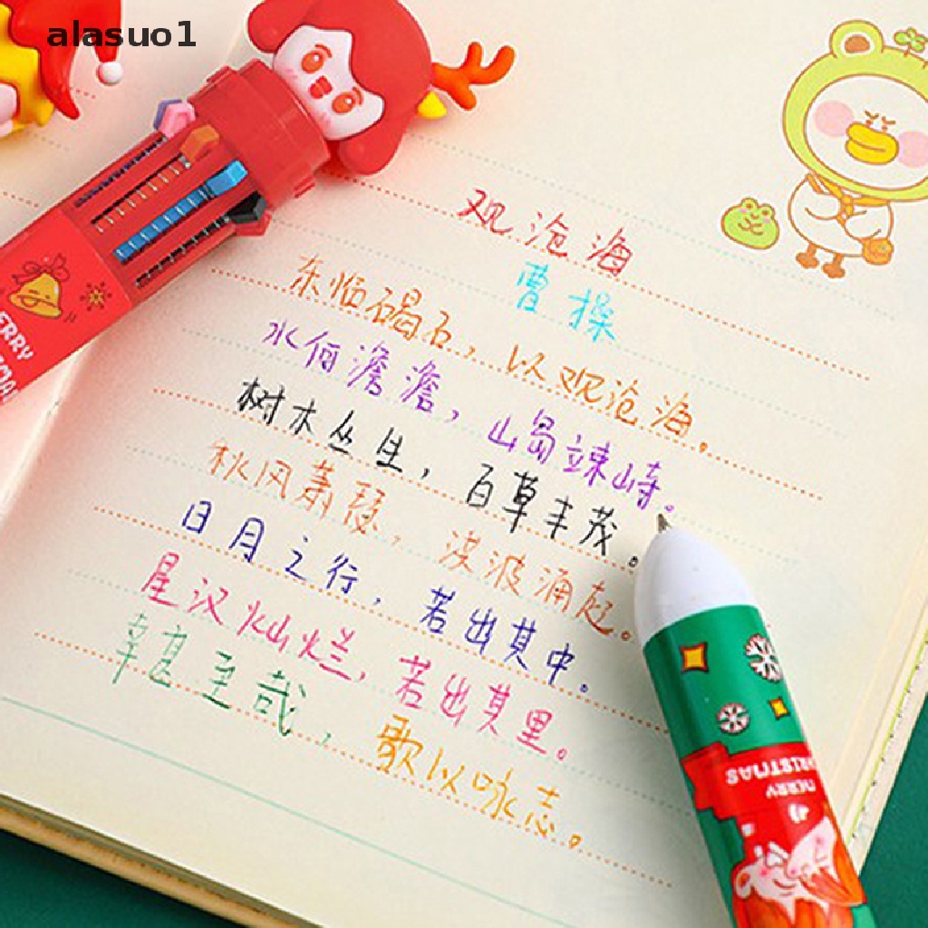 1 Bút Bi Họa Tiết Giáng Sinh Dễ Thương Bắt Mắt