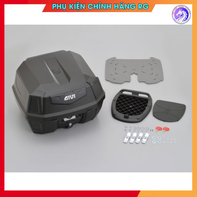 Thùng sau đựng đồ Givi B42N ADV cao cấp có tựa lưng chống sốc phản quang hàng chính hãng bảo hành 2 năm