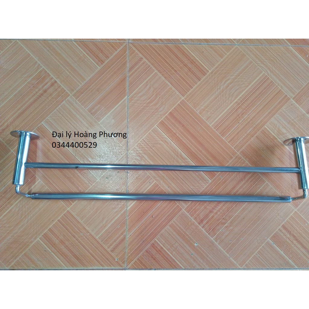 Vắt khăn đôi inox 304 đúc, Giá vắt khăn nhà tắm inox 304