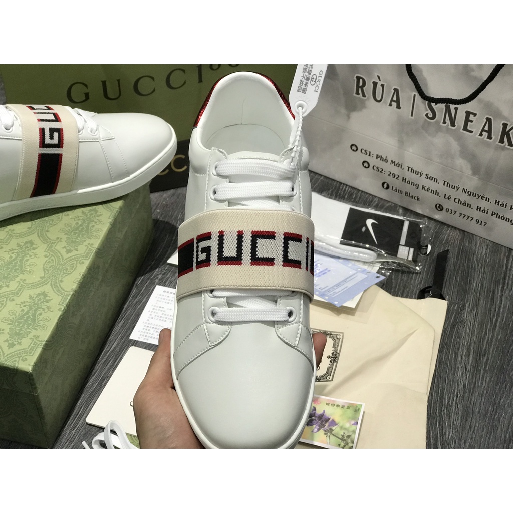 Siêu Phẩm Giày Thể Thao Sneaker Gu..CCi Quai Chun Đoàn Văn Hậu Cao Cấp Ảnh Thật + freeship + Tặng Tất