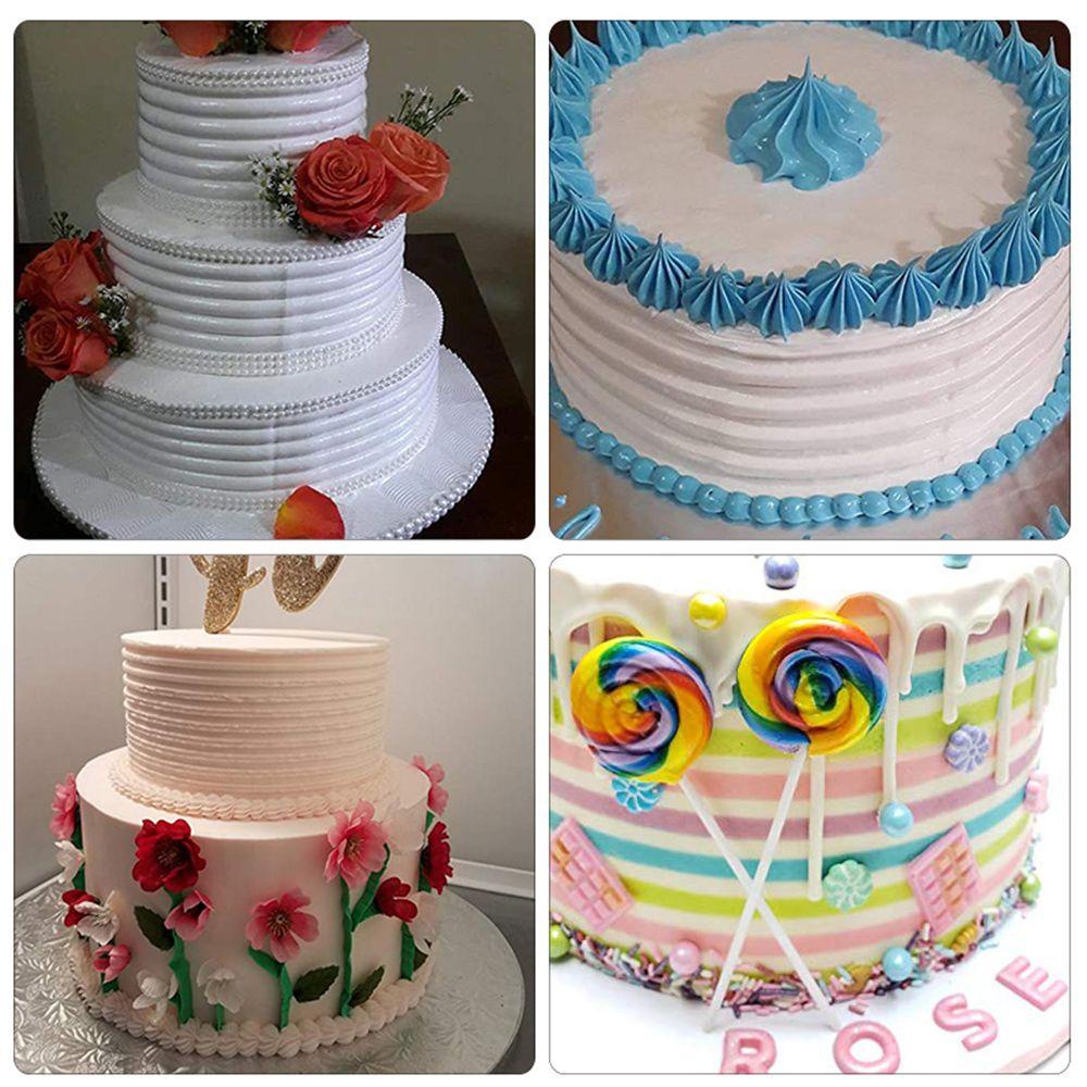 CONOPERY Dụng Cụ Làm Phẳng Mặt Bánh Kem Bằng Nhựa Tiện Dụng