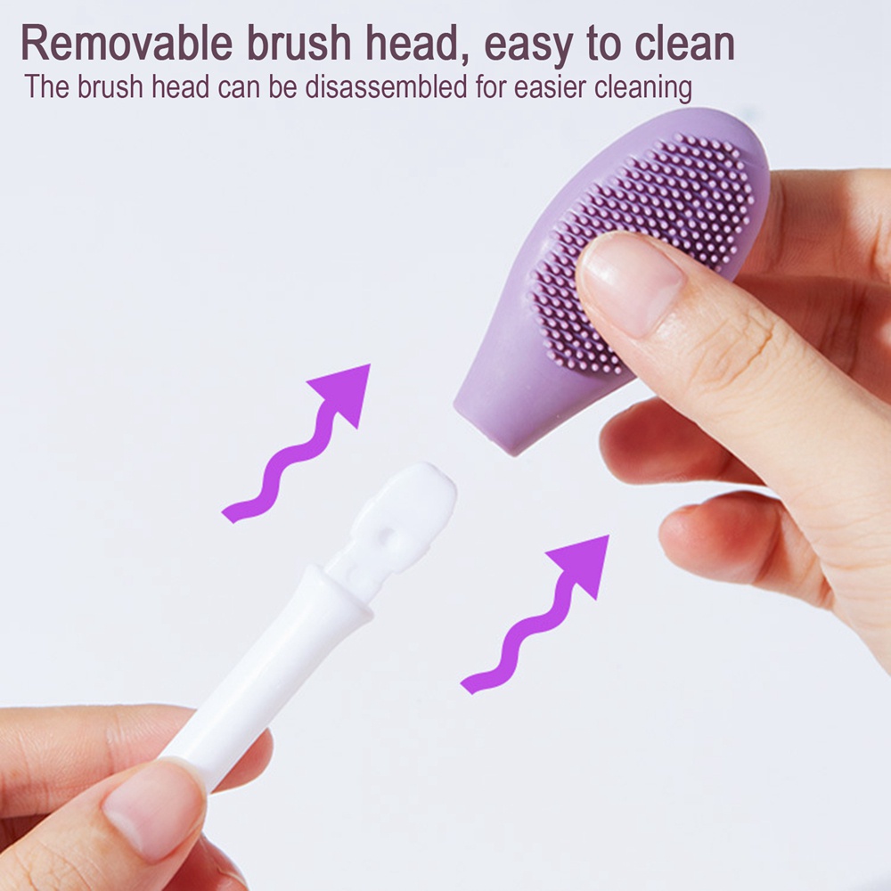 Cọ Đắp Mặt Nạ Silicone Tẩy Tế Bào Chết Chăm Sóc Da