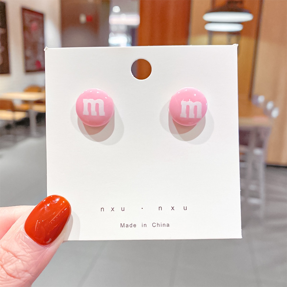 Bông Tai Bạc 925 Hình Tròn Mini Dễ Thương Cho Nữ