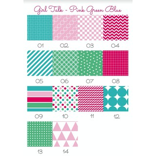 Girl Talk - Giấy hoạ tiết scrapbook, exploding box, thiệp