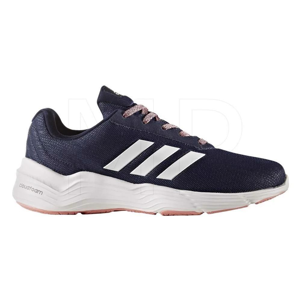 Giày Adidas A S80654. Chính Hãng. Nữ, Xanh Navy, sọc trắng, đế cam. Mới 100%