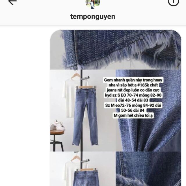 Jeans sz M