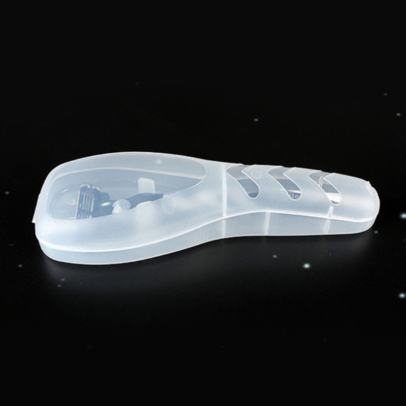 Hộp Đựng Bảo Vệ Dao Cạo Râu Bằng Nhựa Trong Suốt Tiện Dụng Mang Theo Du Lịch Cho Nam