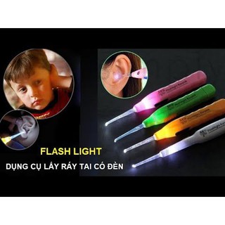 Lấy ráy tai có đèn (3 đầu tiện dụng)