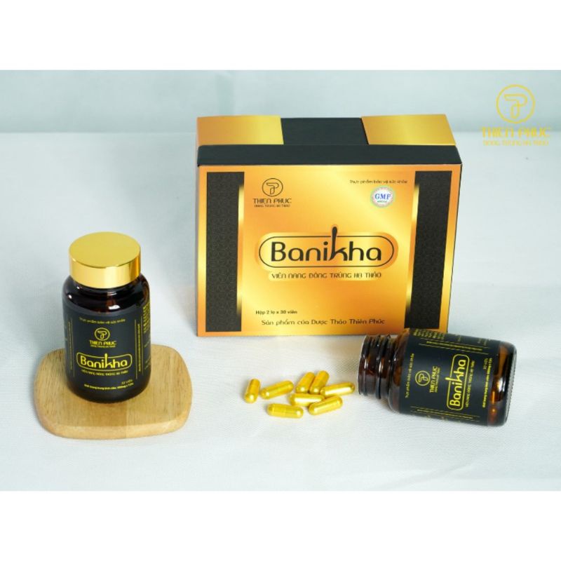 | MUA 1 TẶNG 1 | Viên Nang Đông Trùng Hạ Thảo Banikha - Đông trùng hạ thảo Thiên Phúc - Hàng chính hãng 100%