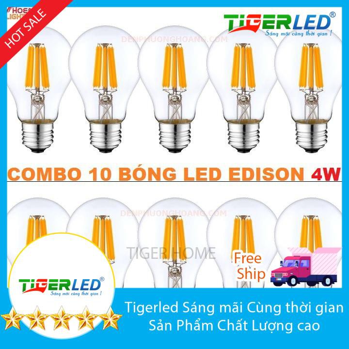 Bóng Đèn Combo 10 bóng đèn led edison g45 chất lượng cao