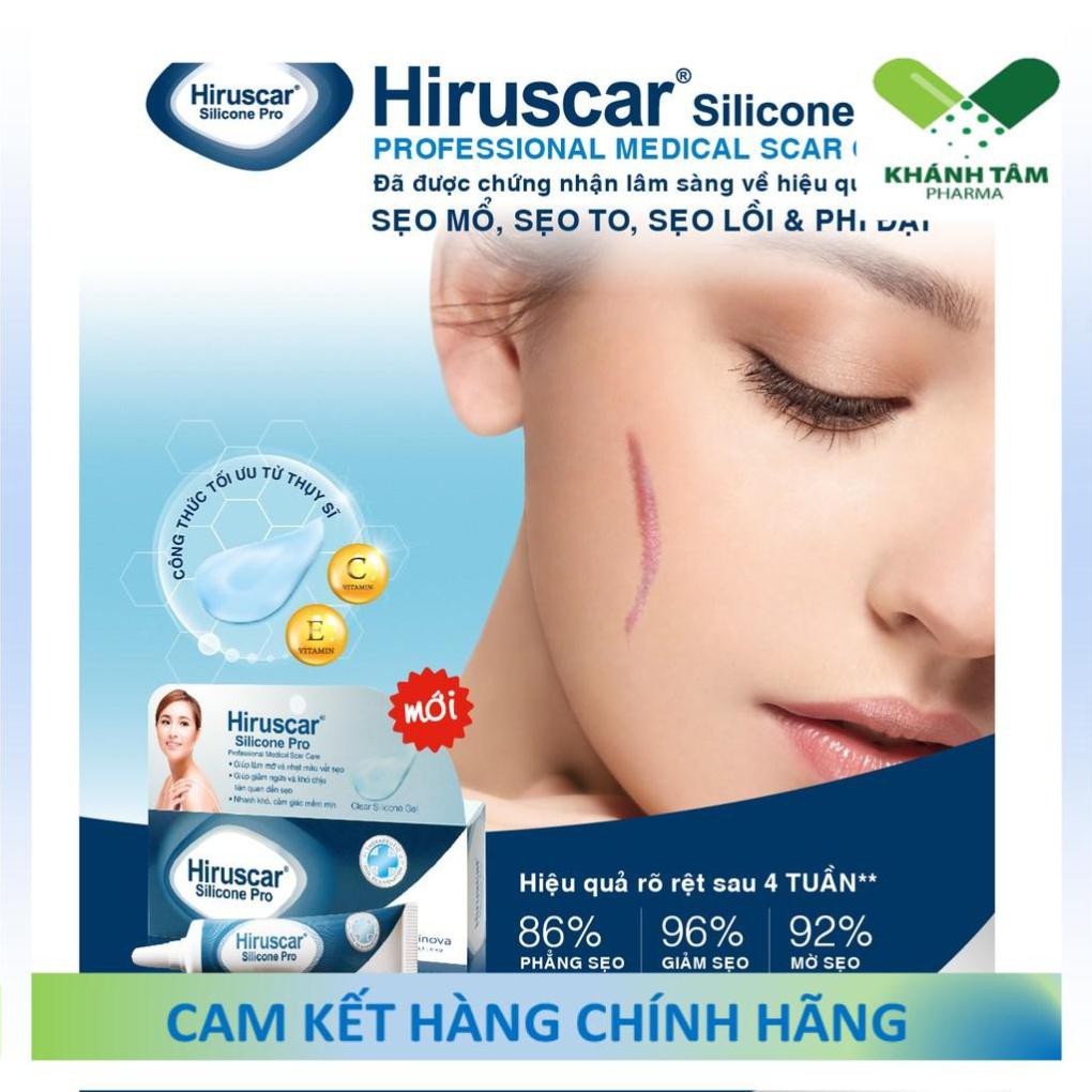 ! Hiruscar Silicone Pro Medinova - Gel Sẹo Lồi, Sẹo Phì Đại [hirusca, silicon]