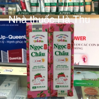 (1 hộp) Kem đánh răng Ngọc Châu Trẻ em