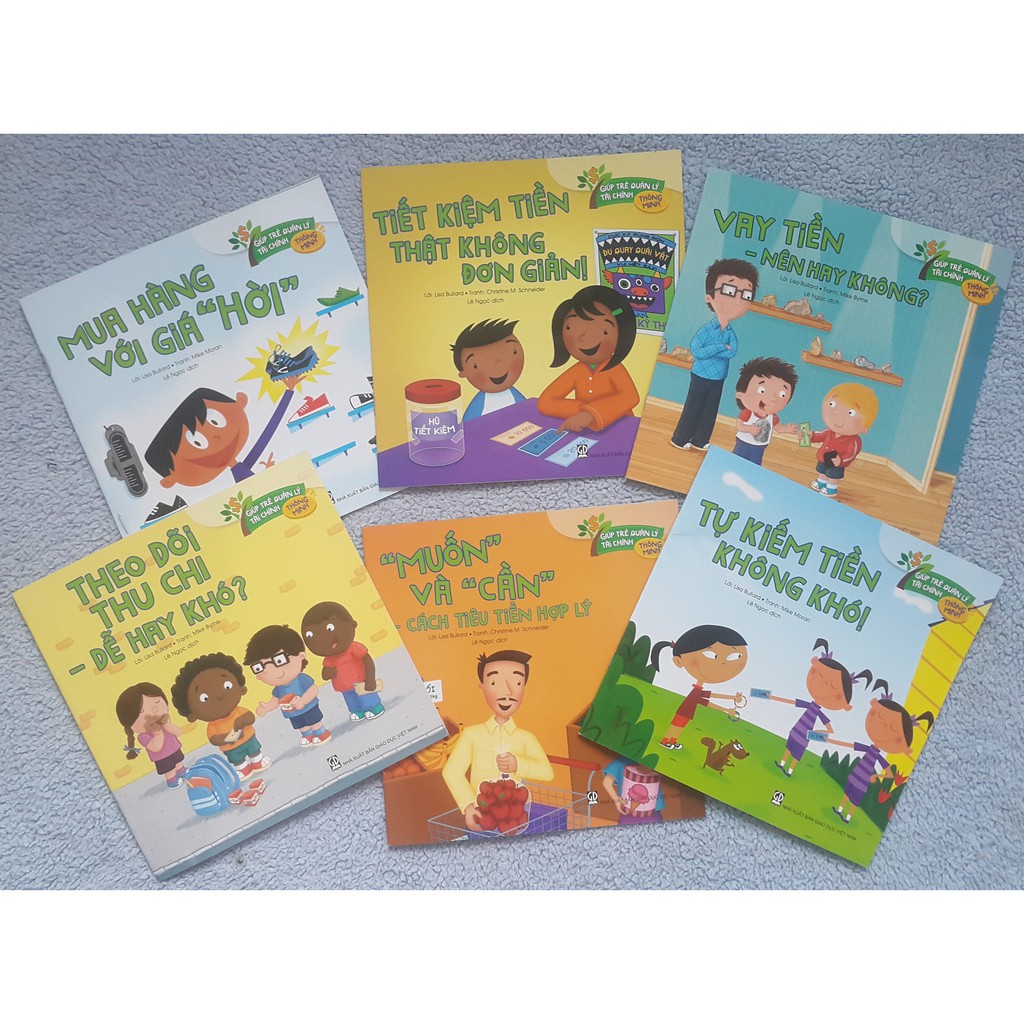 Sách Combo 6 cuốn Giúp Trẻ Quản Lý Tài Chính Thông Minh
