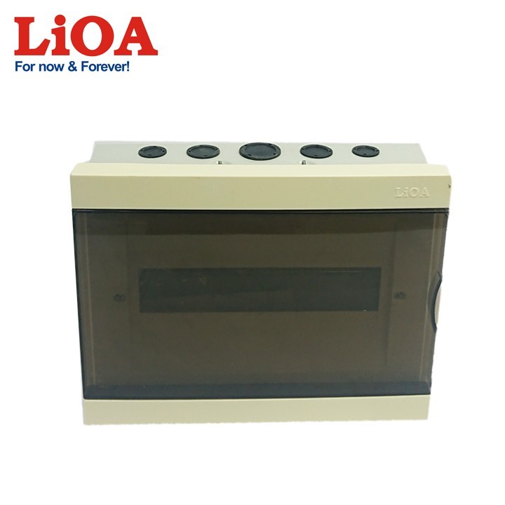 Tủ điện LiOA - Đế kim loại dùng cho chứa 8-12 Aptomat MCB, MCCB, RCBO