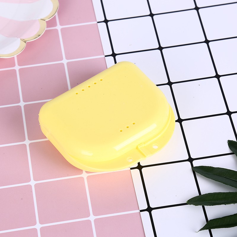 [Hàng mới về] Hộp đựng răng giả nhiều màu tùy chọn