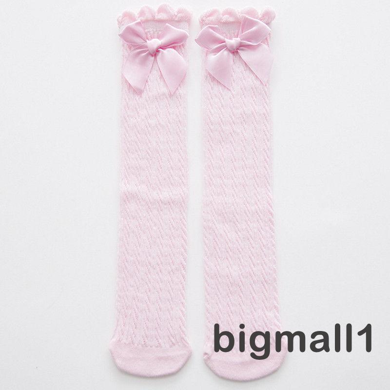 Vớ Dài Đến Gối Đính Nơ Ren Dễ Thương Cho Bé Gái