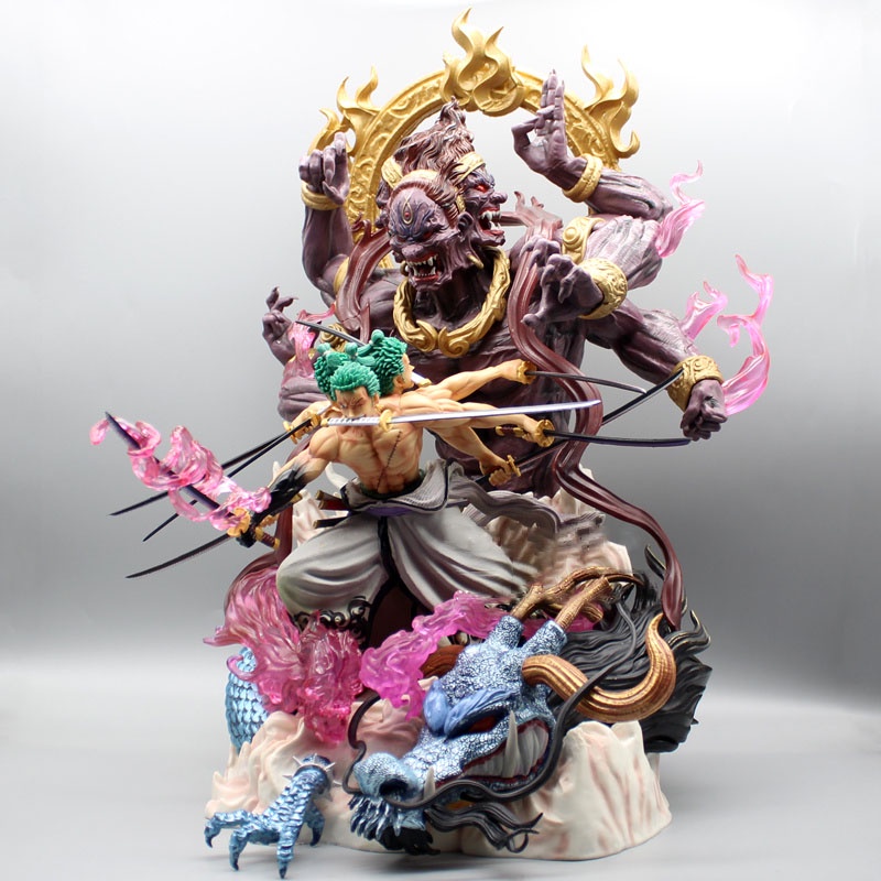 Mô hình nhân vật Zoro trạng thái Asura ba đầu sáu tay  hàng mới ra cực ngầu, chất lượng
