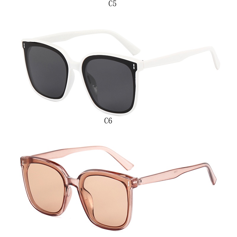 Kính Mát Gọng Vuông Chống Tia UV Thời Trang Mùa Hè Cho Nam Và Nữ
