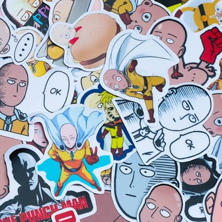 Combo 25 - 100 hình dán One Punch Man