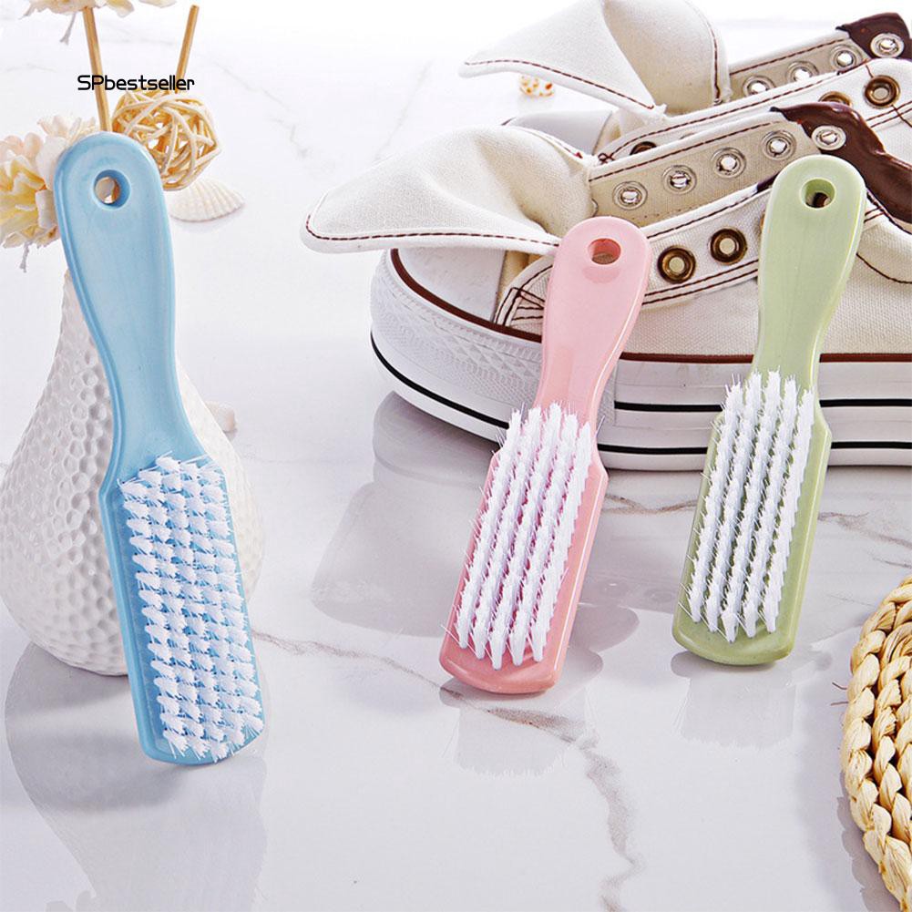 Bàn chải cán nhựa lông mềm vệ sinh giày dép đa năng tiện dụng