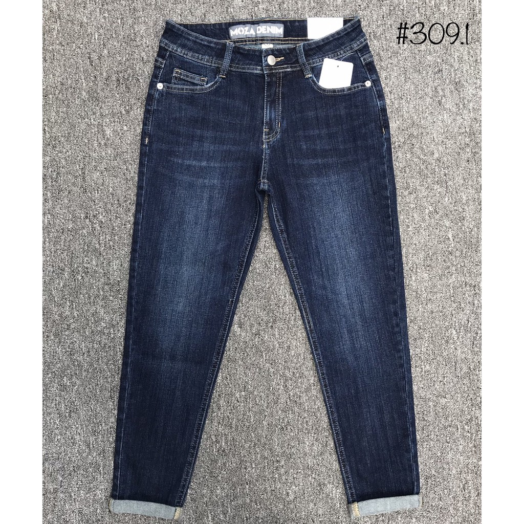 Quần Jean nữ boy lỡ 90 mài trơn 419.1