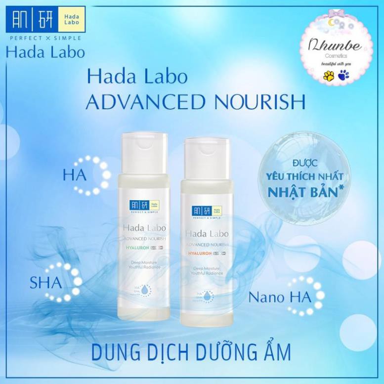 [Mua 1 tặng 1] Dung dịch dưỡng ẩm tối ưu Hada Labo Advanced Nourish Lotion dùng cho da dầu 100ml