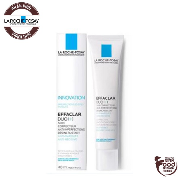 Kem Giảm Mụn La Roche Posay Effaclar Duo+ Corrective Unclogging Care Antiimperfections Anti-Marks Anti-Reoccurence 40ml | BigBuy360 - bigbuy360.vn